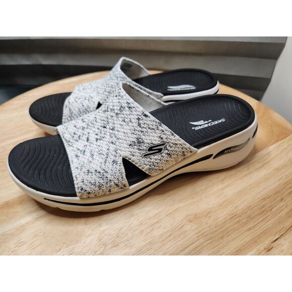 Skechers Arch Fit Slide Sandals Women's size 8 - Picture 8 of 13